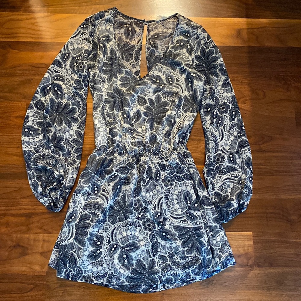 Show Me Your Mumu Rainey Dress in Santa Rosa Blue